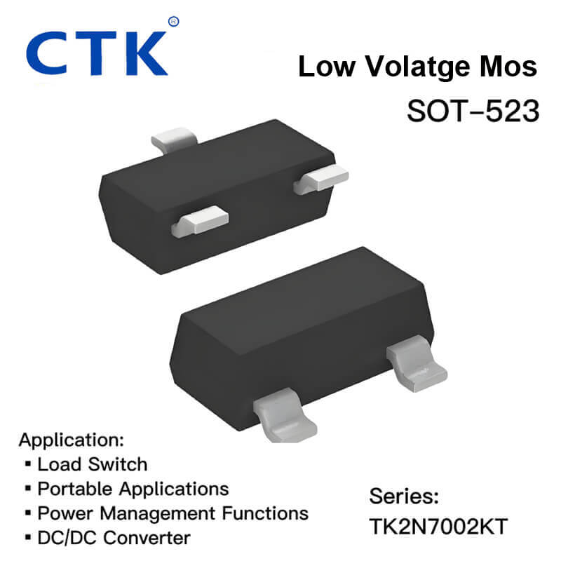 SOT-523 Low Voltage Mosfet Plastic Package 2N7002KT MN3134KT